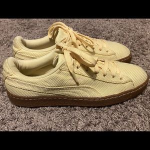 Puma Men's Basket Ripstop Ice Cream Mellow Yellow